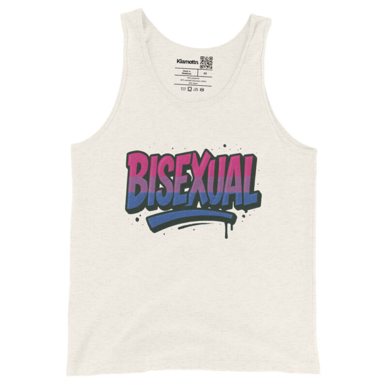 Bisexual Graffiti Statement Unisex-Tank-Top – Tank Tops – klamottn.de