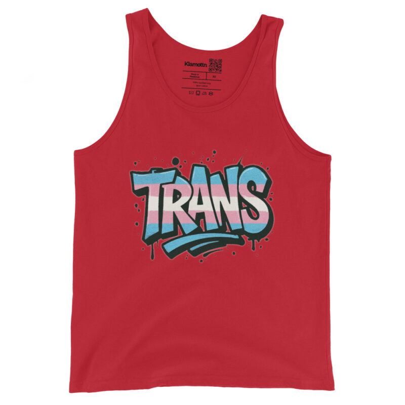 Trans Pride Graffiti Unisex-Tank-Top – Tank Tops – klamottn.de