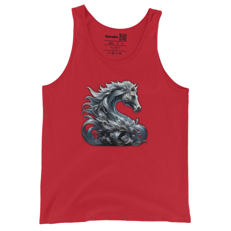 Majestät des silbernen Pferdes Unisex-Tank-Top – Tank Tops – klamottn.de