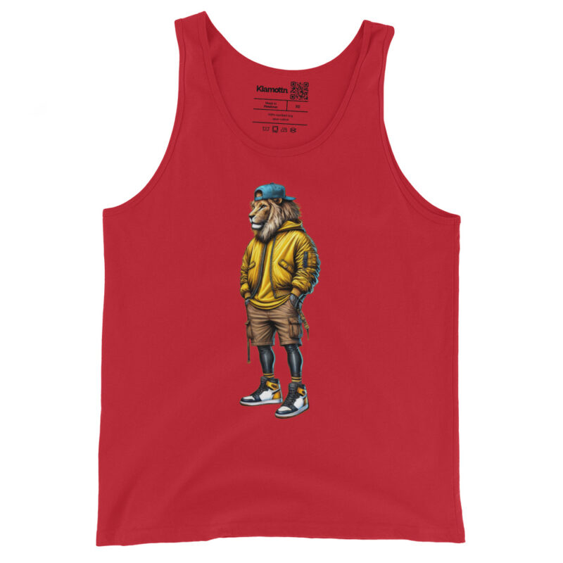 Löwe im Streetwear-Style Unisex-Tank-Top – Tank Tops – klamottn.de