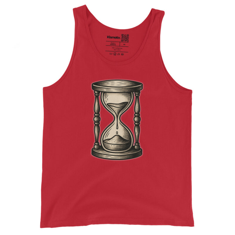 Zeit vergeht Sanduhr Unisex-Tank-Top – Tank Tops – klamottn.de
