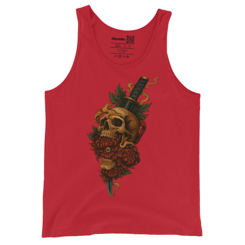 Schädel & Klinge - Das Auge der Vergänglichkeit Unisex-Tank-Top – Tank Tops – klamottn.de