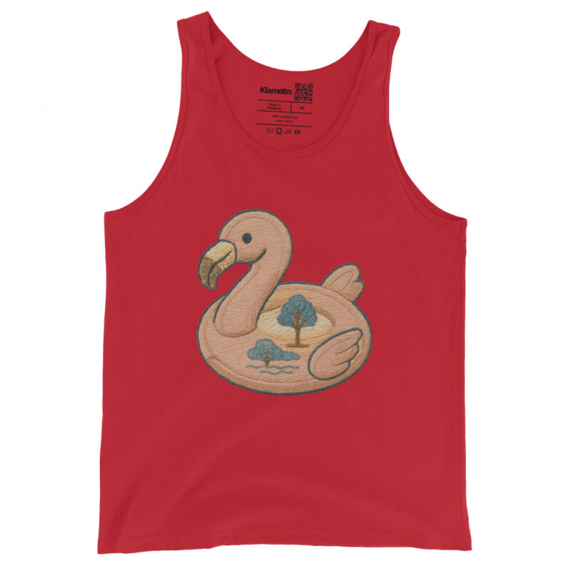 Flamingo Oase Unisex-Tank-Top – Tank Tops – klamottn.de