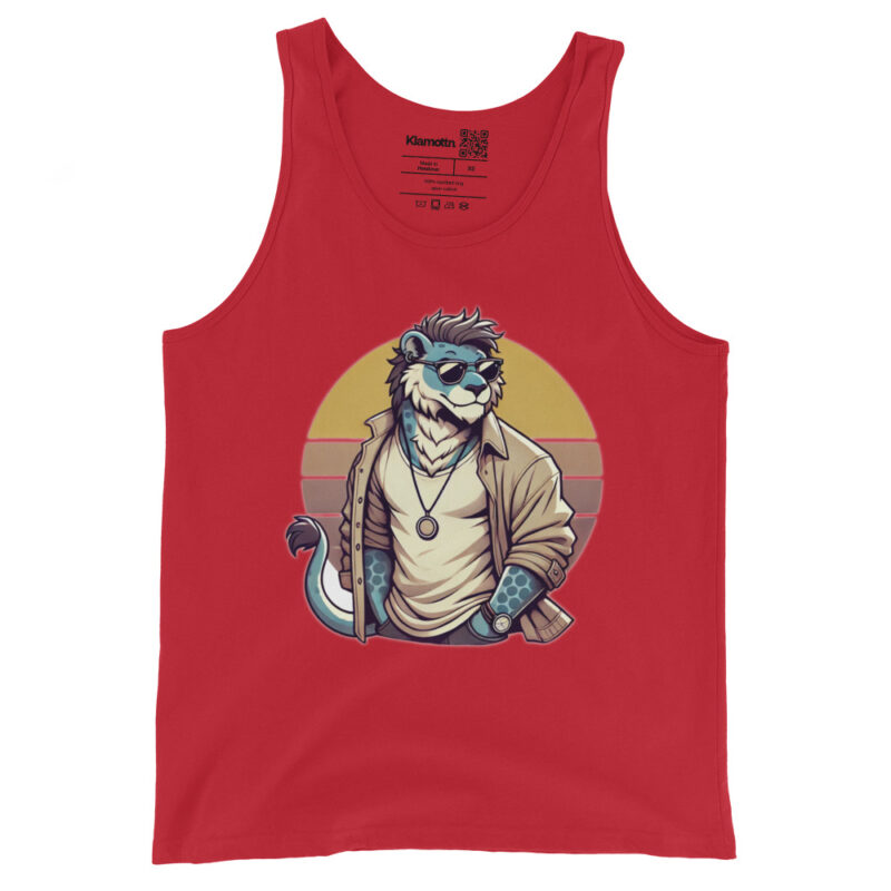 Retro-Leo im Streetstyle Unisex-Tank-Top – Tank Tops – klamottn.de