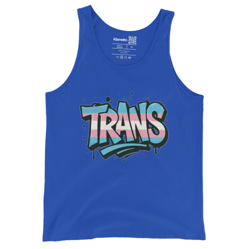 Trans Pride Graffiti Unisex-Tank-Top – Tank Tops – klamottn.de
