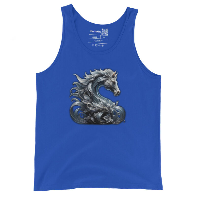 Majestät des silbernen Pferdes Unisex-Tank-Top – Tank Tops – klamottn.de