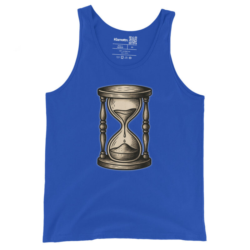 Zeit vergeht Sanduhr Unisex-Tank-Top – Tank Tops – klamottn.de