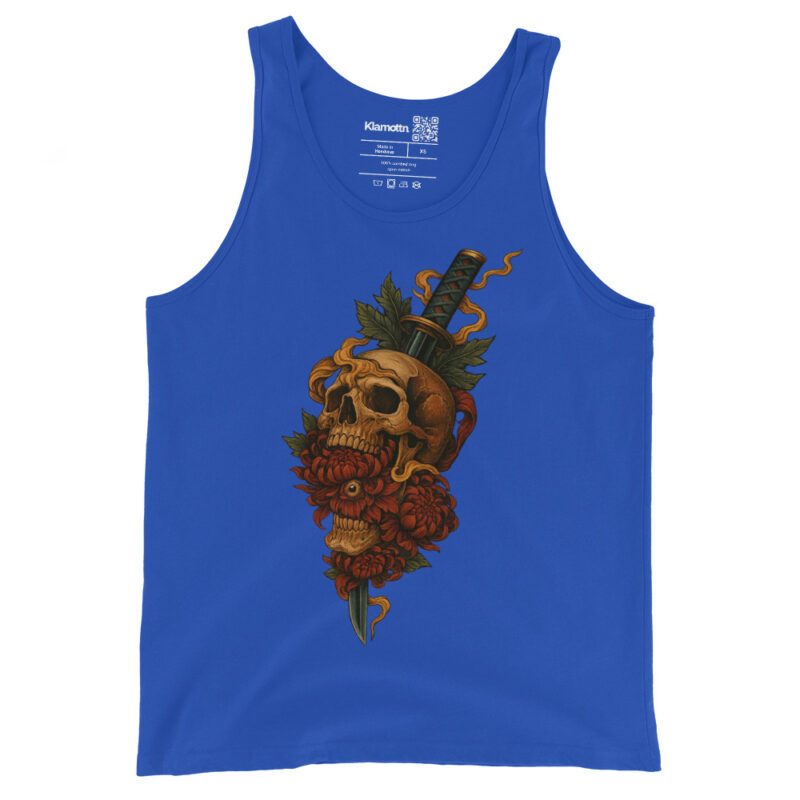 Schädel & Klinge - Das Auge der Vergänglichkeit Unisex-Tank-Top – Tank Tops – klamottn.de