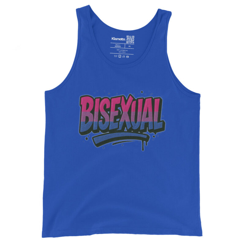 Bisexual Graffiti Statement Unisex-Tank-Top – Tank Tops – klamottn.de