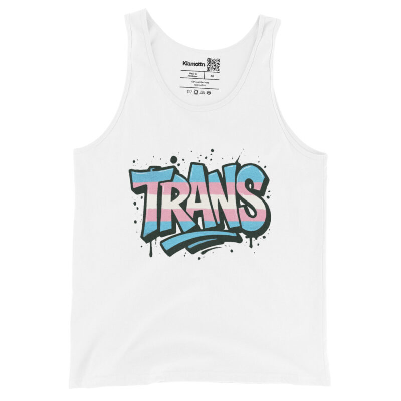 Trans Pride Graffiti Unisex-Tank-Top – Tank Tops – klamottn.de