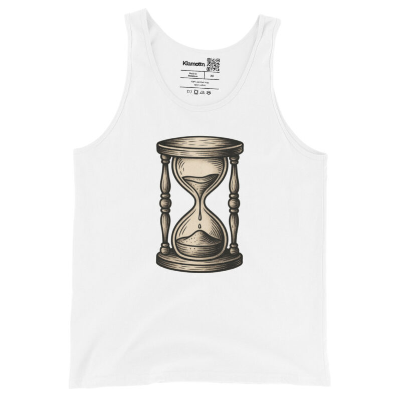 Zeit vergeht Sanduhr Unisex-Tank-Top – Tank Tops – klamottn.de