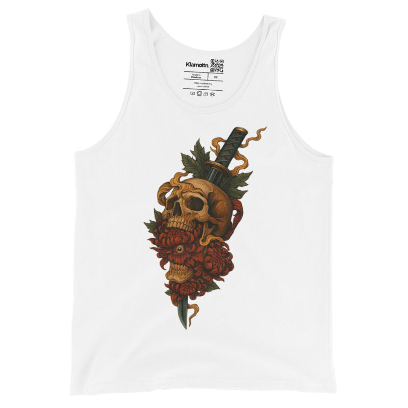 Schädel & Klinge - Das Auge der Vergänglichkeit Unisex-Tank-Top – Tank Tops – klamottn.de