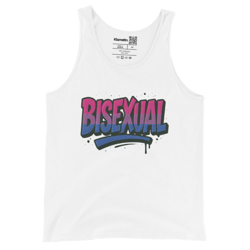 Bisexual Graffiti Statement Unisex-Tank-Top – Tank Tops – klamottn.de