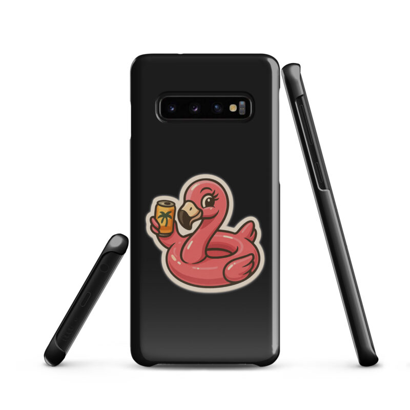 Flamingo mit Sommerdrink Snapcase Samsung®-Hülle – Accessoires – klamottn.de