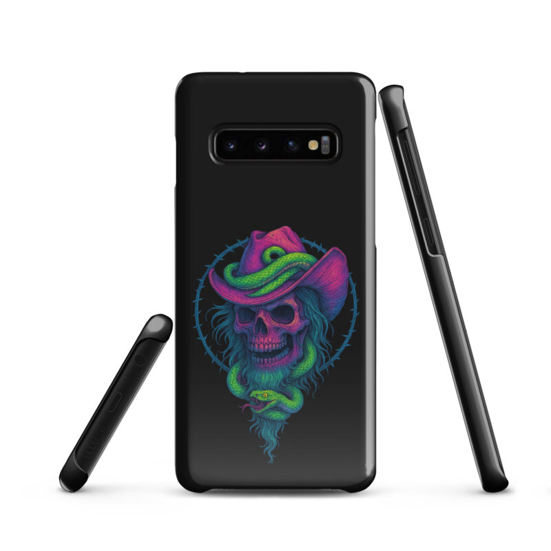 Schädelcowboy mit Schlange Snapcase Samsung®-Hülle – Accessoires – klamottn.de