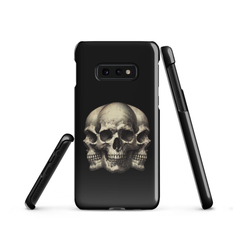 Dreifacher Totenschädel Snapcase Samsung®-Hülle – Accessoires – klamottn.de