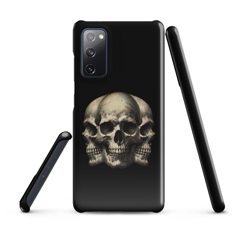 Dreifacher Totenschädel Snapcase Samsung®-Hülle – Accessoires – klamottn.de