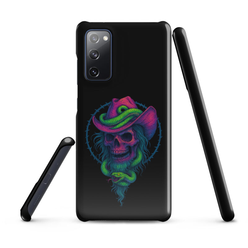 Schädelcowboy mit Schlange Snapcase Samsung®-Hülle – Accessoires – klamottn.de