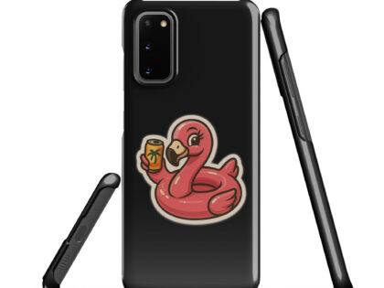 Flamingo mit Sommerdrink Snapcase Samsung®-Hülle – Accessoires – klamottn.de