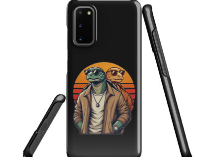 Schildkröten im Retro-Sunset-Style Snapcase Samsung®-Hülle – Accessoires – klamottn.de