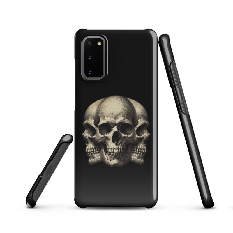 Dreifacher Totenschädel Snapcase Samsung®-Hülle – Accessoires – klamottn.de