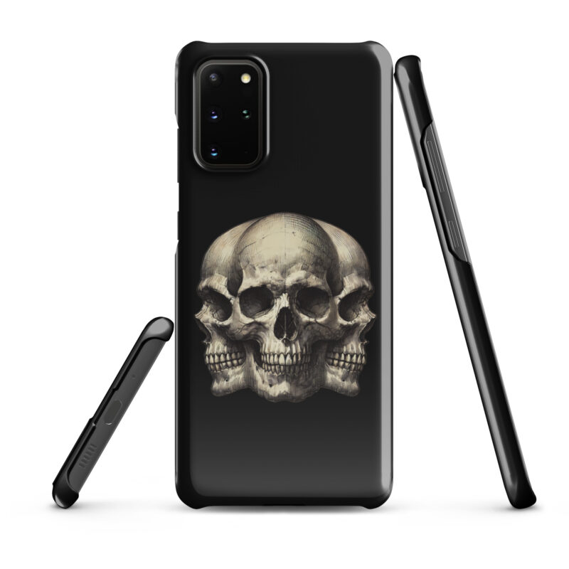 Dreifacher Totenschädel Snapcase Samsung®-Hülle – Accessoires – klamottn.de