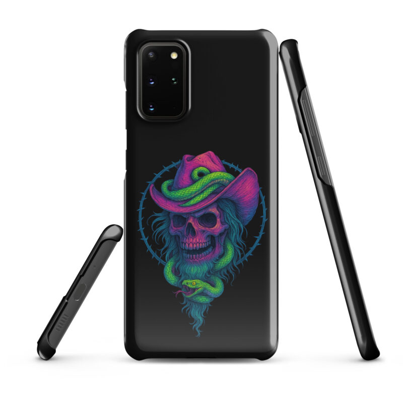 Schädelcowboy mit Schlange Snapcase Samsung®-Hülle – Accessoires – klamottn.de