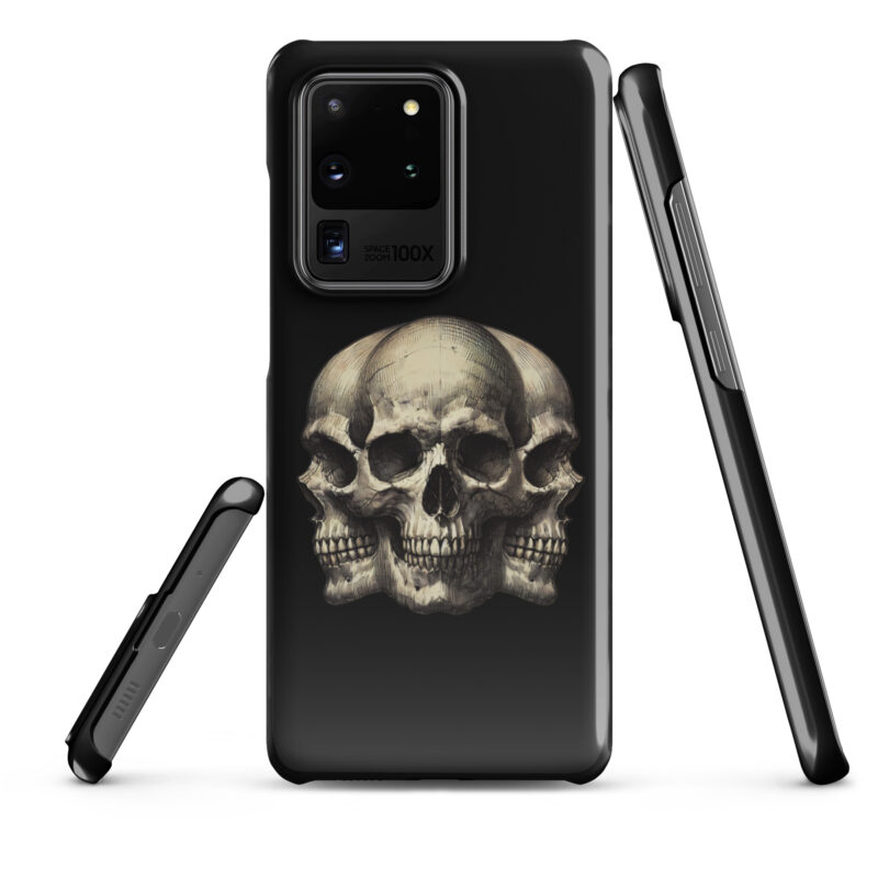 Dreifacher Totenschädel Snapcase Samsung®-Hülle – Accessoires – klamottn.de