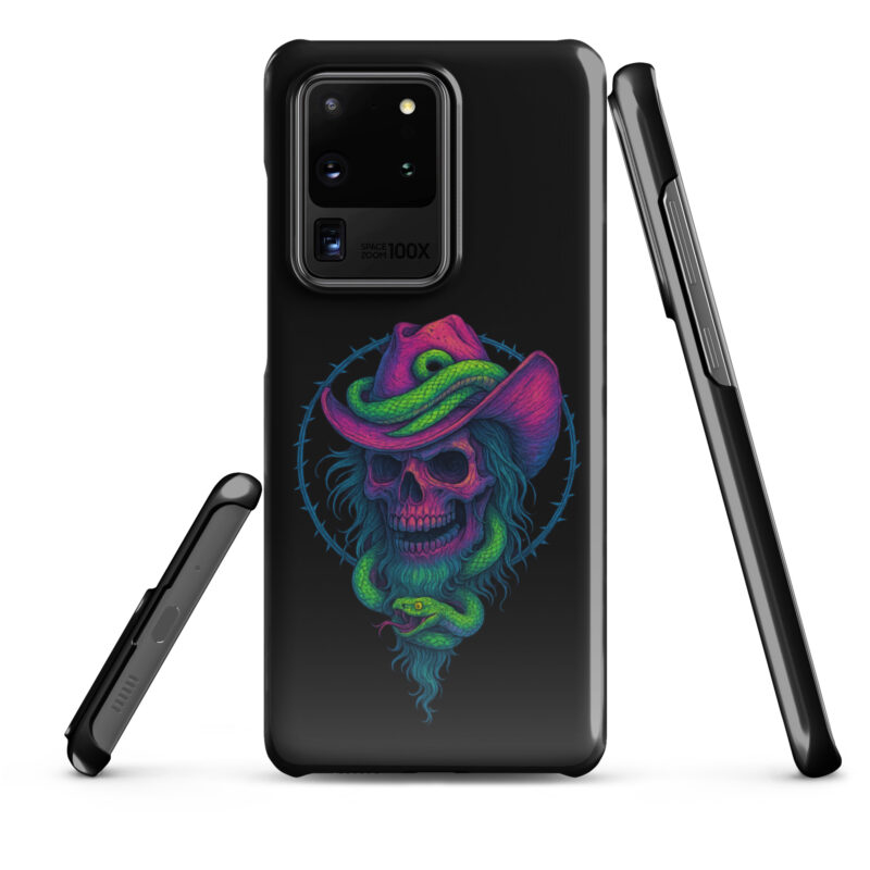 Schädelcowboy mit Schlange Snapcase Samsung®-Hülle – Accessoires – klamottn.de