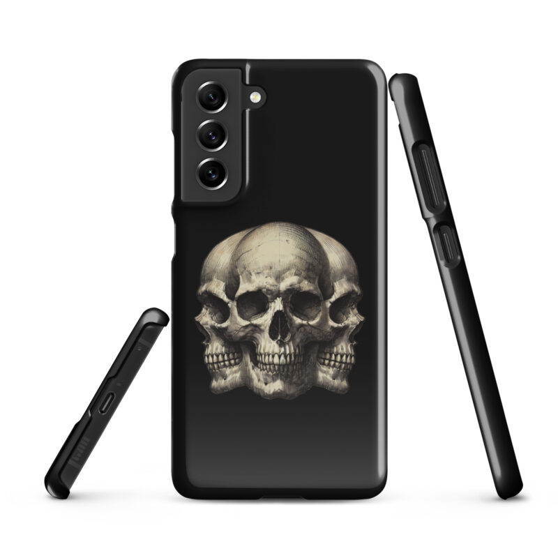 Dreifacher Totenschädel Snapcase Samsung®-Hülle – Accessoires – klamottn.de