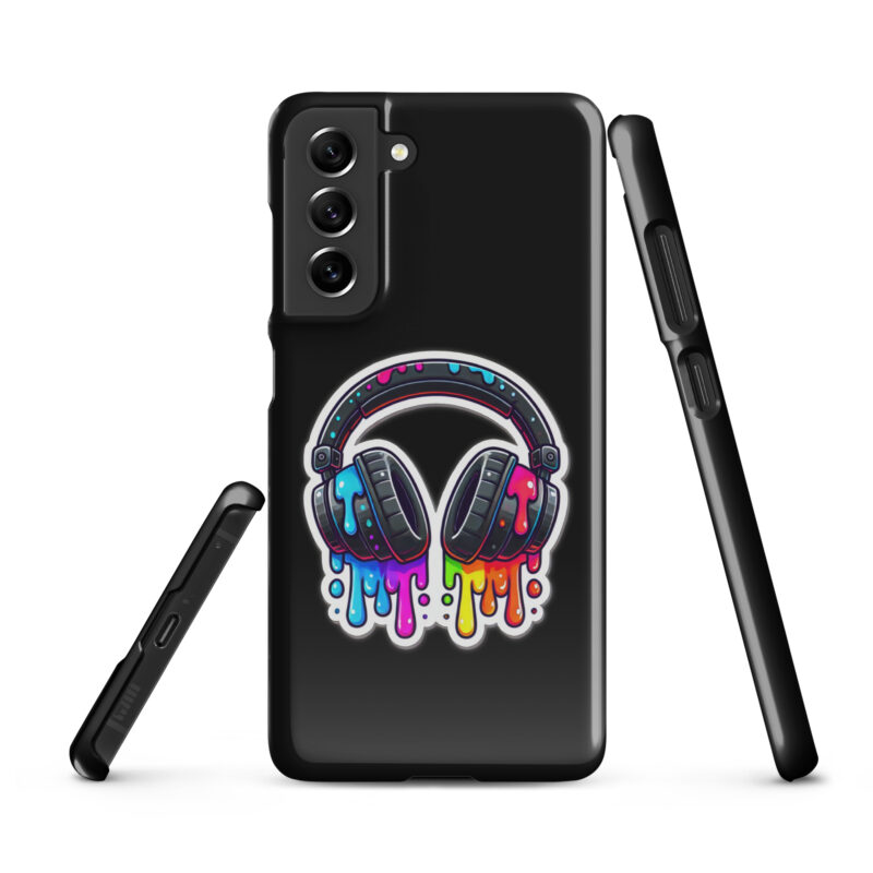 Kopfhörer im Farbrausch Snapcase Samsung®-Hülle – Accessoires – klamottn.de