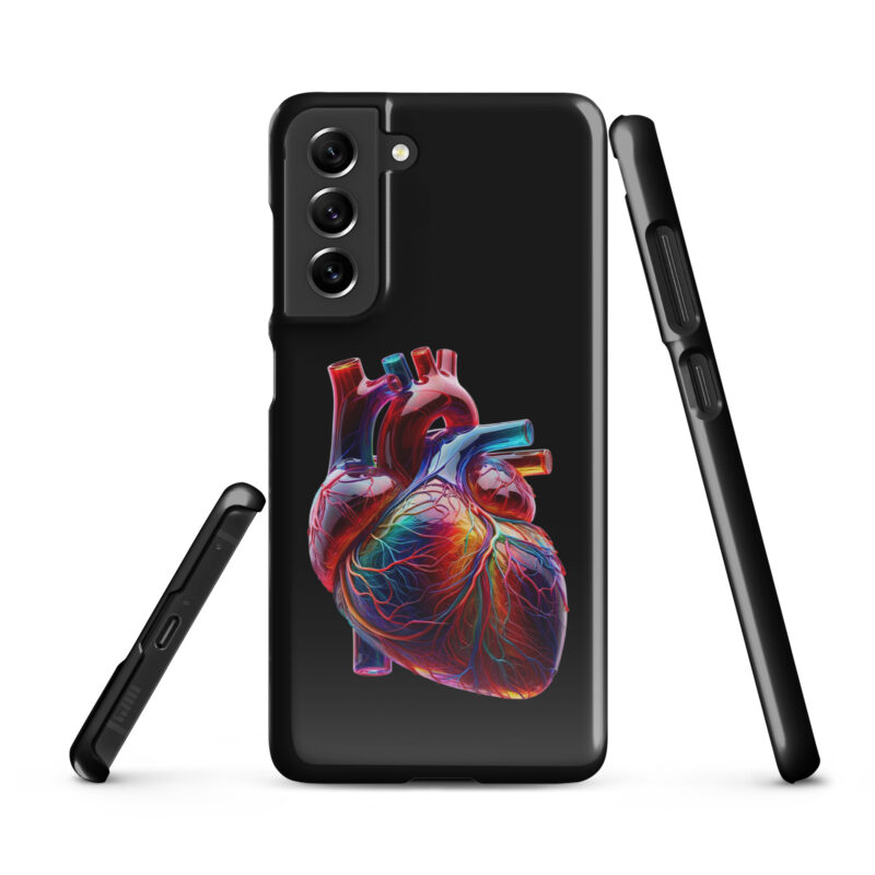 Glas Herz in Farbenpracht Snapcase Samsung®-Hülle – Accessoires – klamottn.de