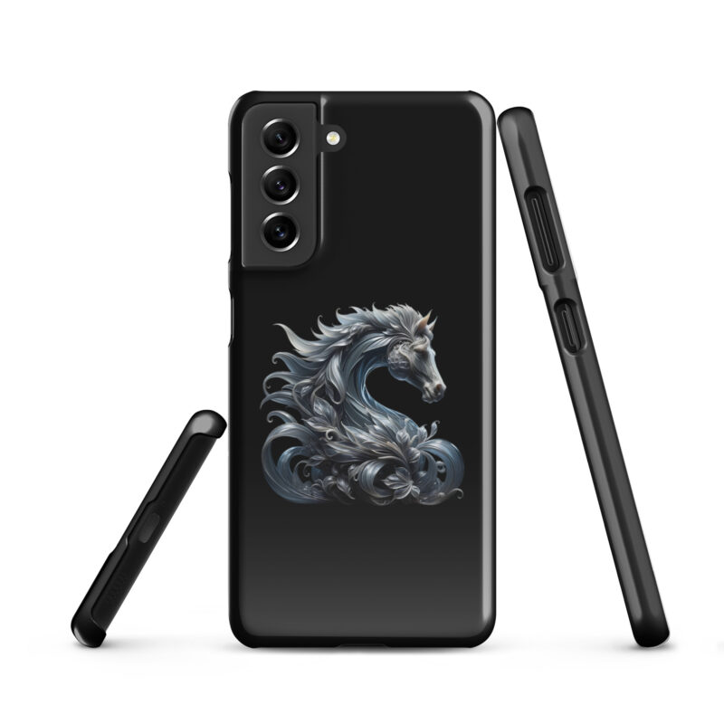 Majestät des silbernen Pferdes Snapcase Samsung®-Hülle – Accessoires – klamottn.de