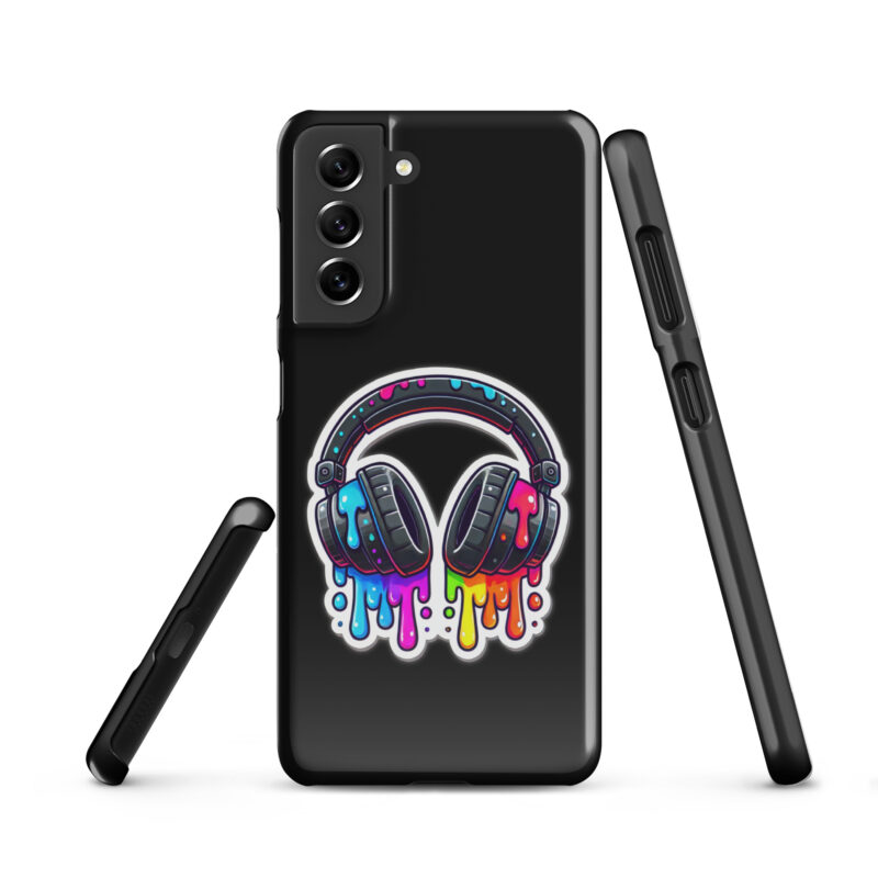 Kopfhörer im Farbrausch Snapcase Samsung®-Hülle – Accessoires – klamottn.de