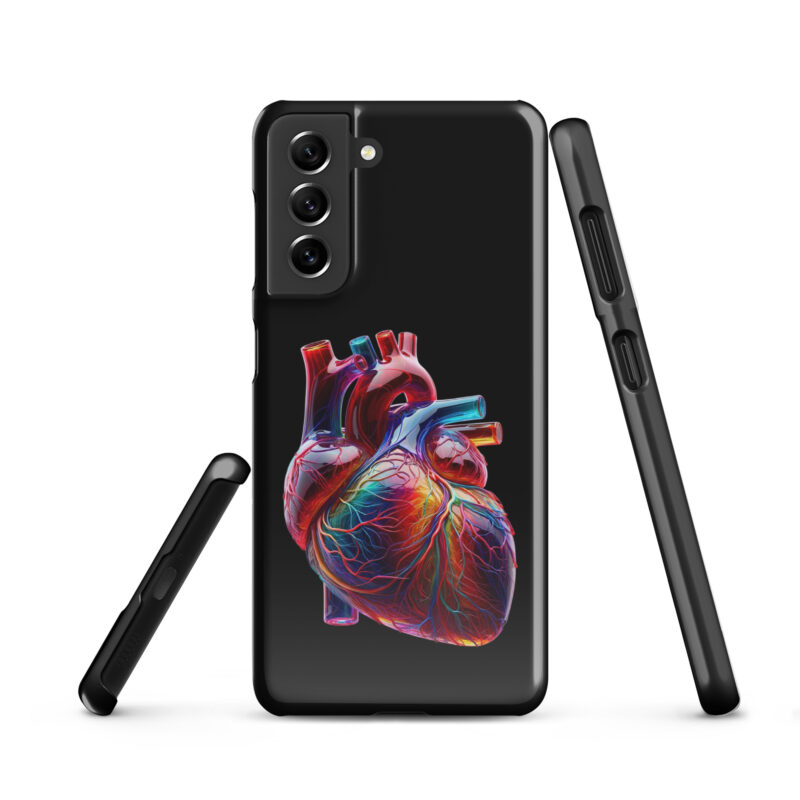 Glas Herz in Farbenpracht Snapcase Samsung®-Hülle – Accessoires – klamottn.de