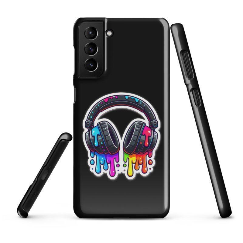 Kopfhörer im Farbrausch Snapcase Samsung®-Hülle – Accessoires – klamottn.de