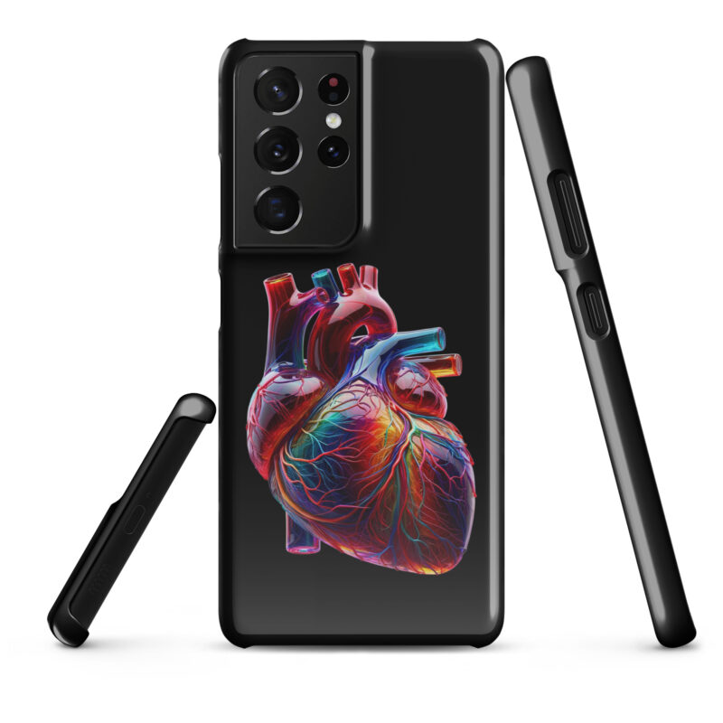 Glas Herz in Farbenpracht Snapcase Samsung®-Hülle – Accessoires – klamottn.de