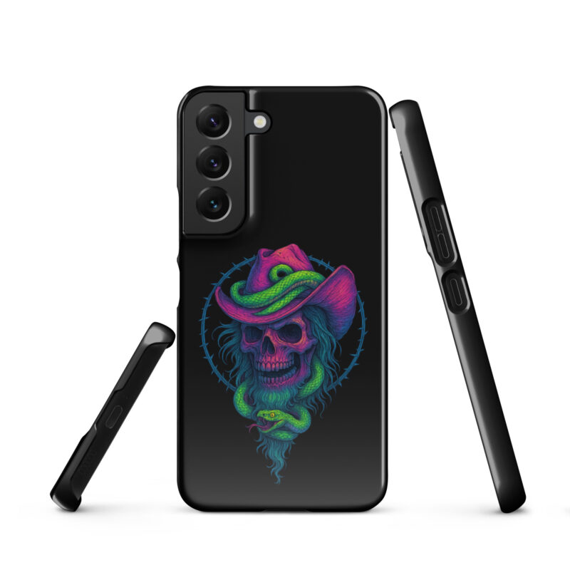 Schädelcowboy mit Schlange Snapcase Samsung®-Hülle – Accessoires – klamottn.de