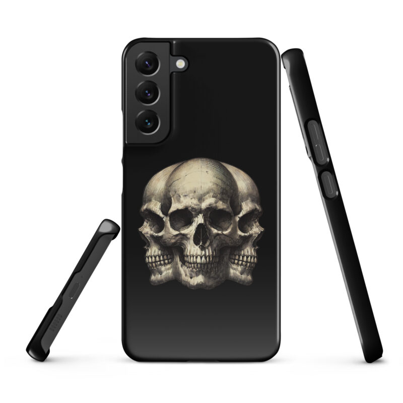 Dreifacher Totenschädel Snapcase Samsung®-Hülle – Accessoires – klamottn.de