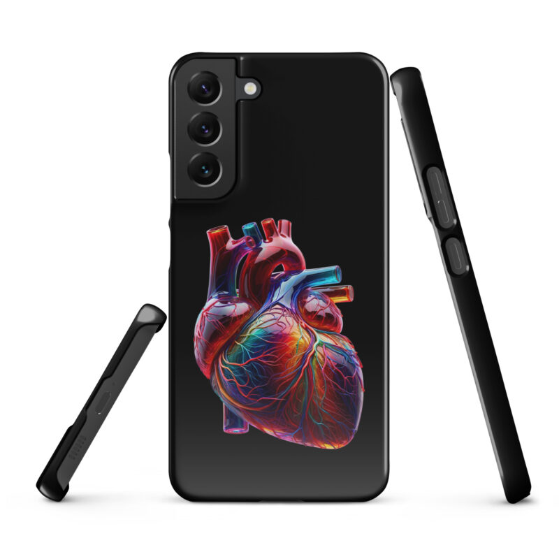 Glas Herz in Farbenpracht Snapcase Samsung®-Hülle – Accessoires – klamottn.de