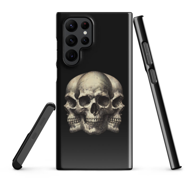 Dreifacher Totenschädel Snapcase Samsung®-Hülle – Accessoires – klamottn.de