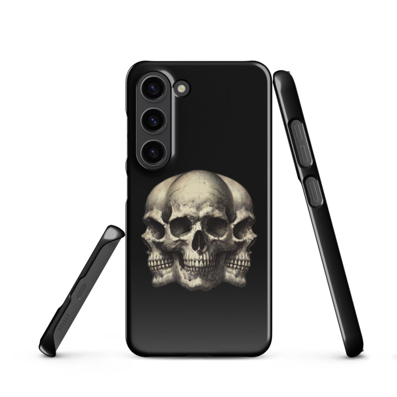 Dreifacher Totenschädel Snapcase Samsung®-Hülle – Accessoires – klamottn.de