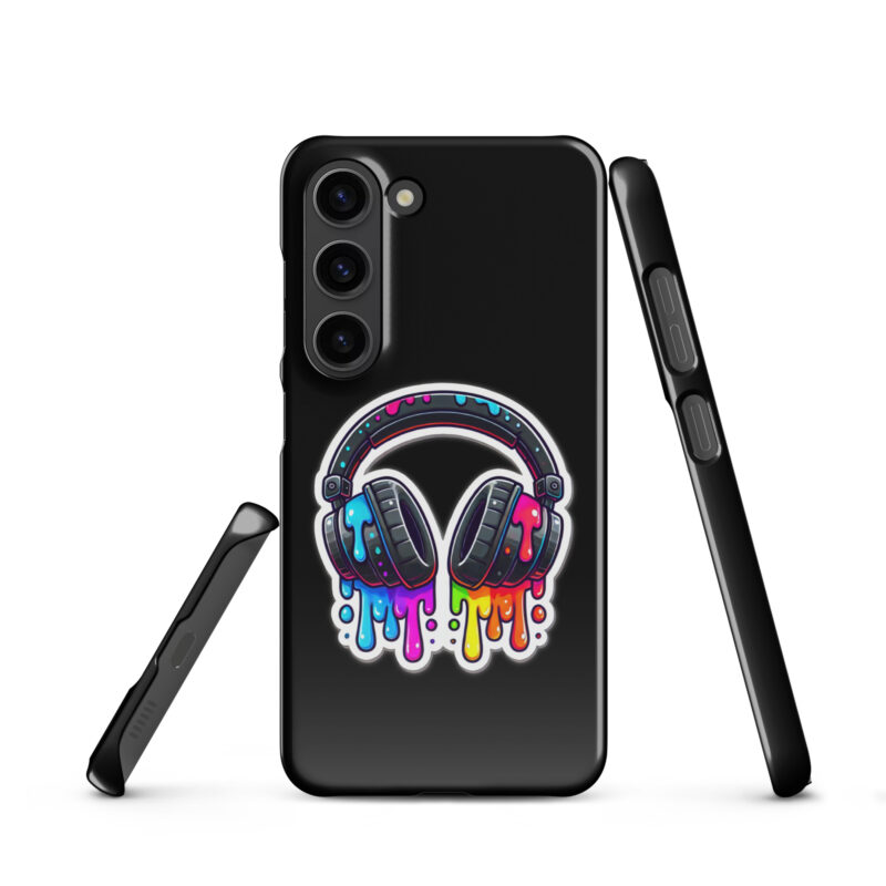 Kopfhörer im Farbrausch Snapcase Samsung®-Hülle – Accessoires – klamottn.de