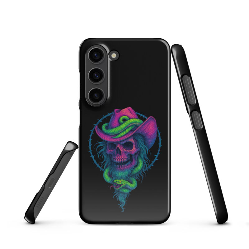 Schädelcowboy mit Schlange Snapcase Samsung®-Hülle – Accessoires – klamottn.de