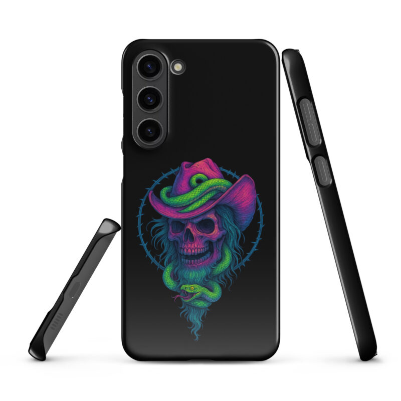 Schädelcowboy mit Schlange Snapcase Samsung®-Hülle – Accessoires – klamottn.de