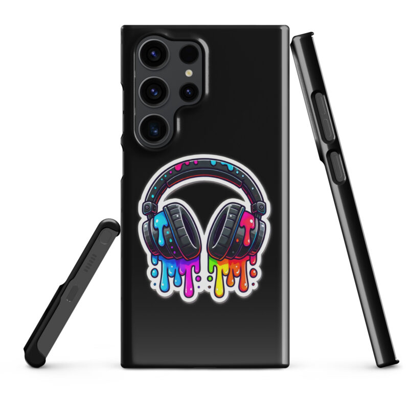 Kopfhörer im Farbrausch Snapcase Samsung®-Hülle – Accessoires – klamottn.de