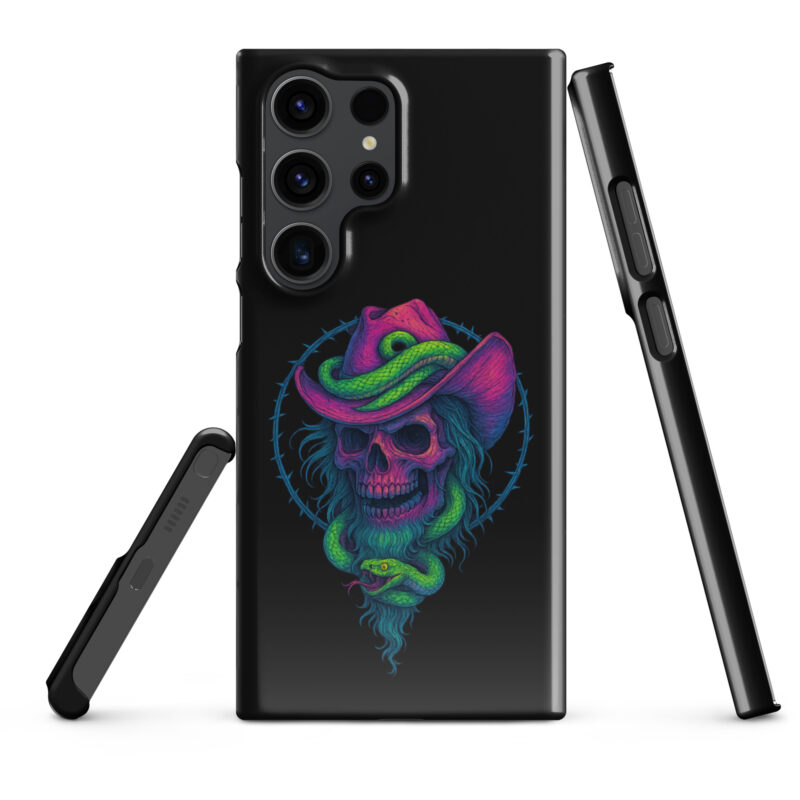 Schädelcowboy mit Schlange Snapcase Samsung®-Hülle – Accessoires – klamottn.de
