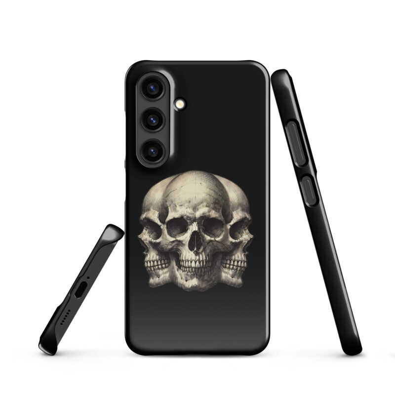 Dreifacher Totenschädel Snapcase Samsung®-Hülle – Accessoires – klamottn.de