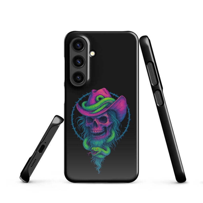 Schädelcowboy mit Schlange Snapcase Samsung®-Hülle – Accessoires – klamottn.de