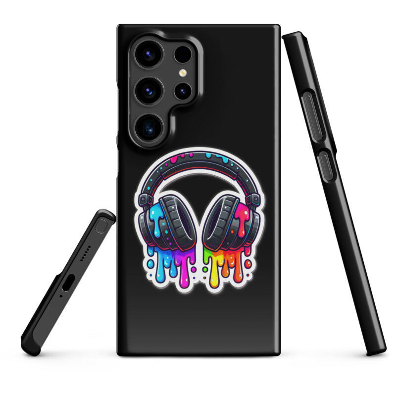 Kopfhörer im Farbrausch Snapcase Samsung®-Hülle – Accessoires – klamottn.de